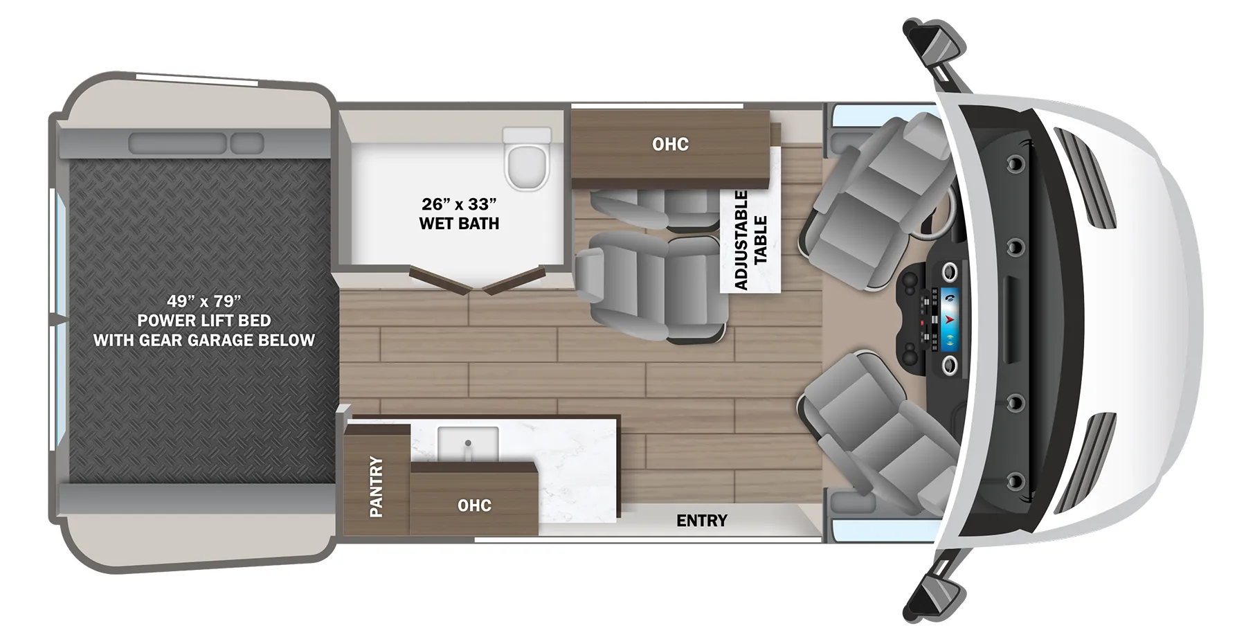 Jayco Terrain 19Y floor plan