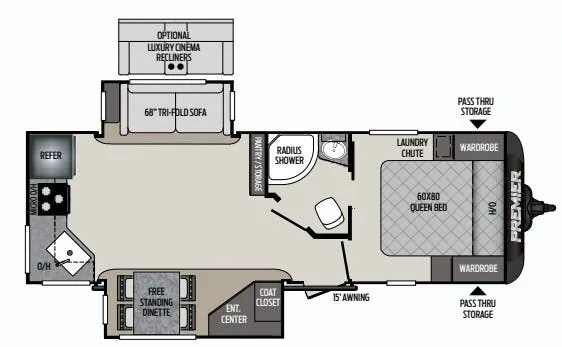 Keystone Premier 24RKPR exterior