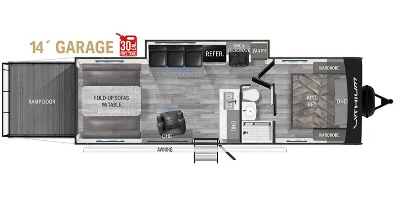 Heartland Lithium LI 2714S floor plan