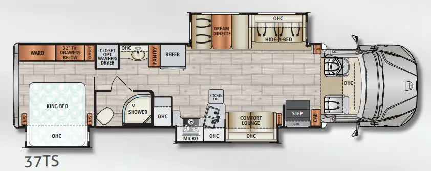 Dynamax Corp DX3 37TS floor plan