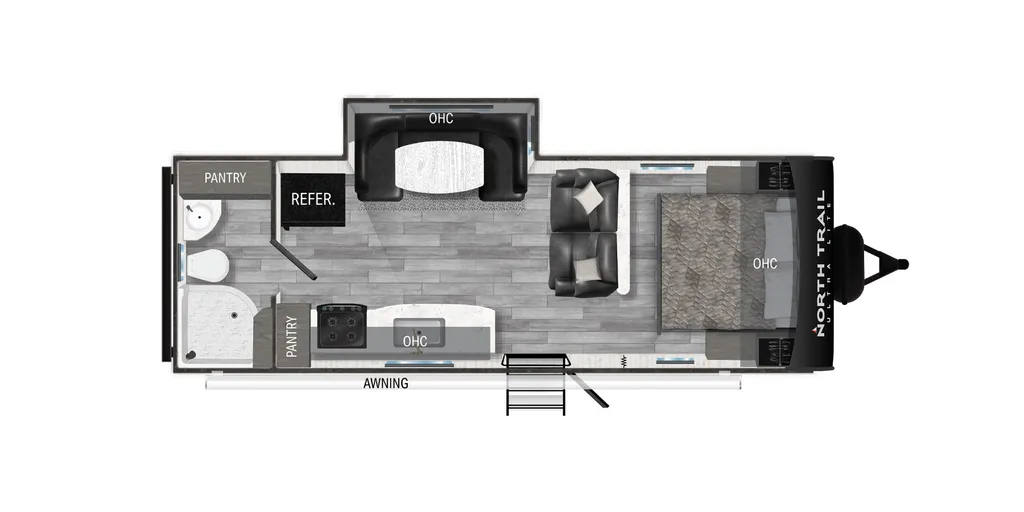 2020 Heartland NORTHTRAIL 22FBS floor plan