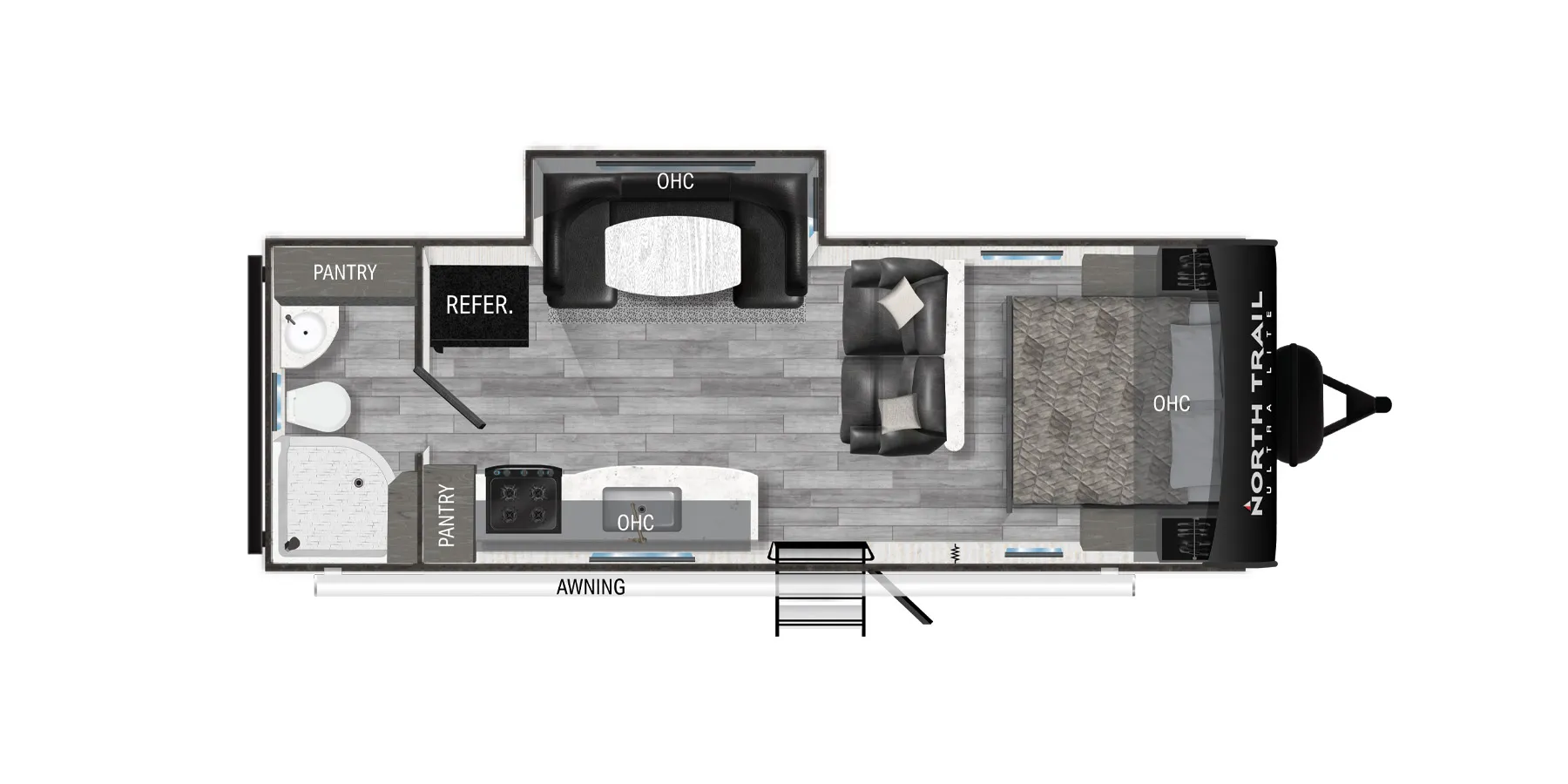 2020 Heartland NORTHTRAIL 22FBS - Floor plan
