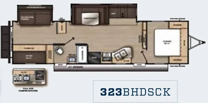 Coachmen Catalina Legacy Edition 323BHDSCK floor plan
