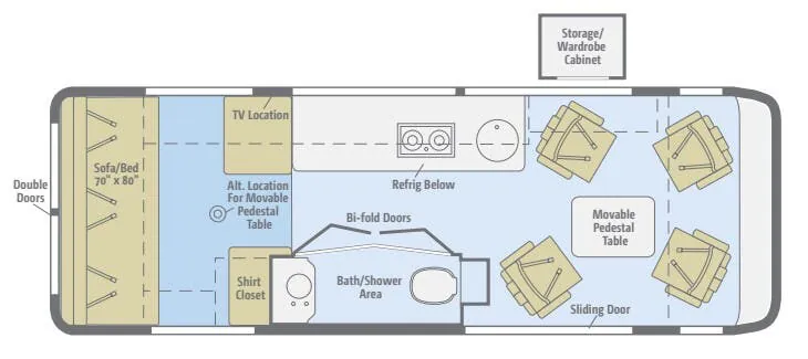 Winnebago Era 70X floor plan