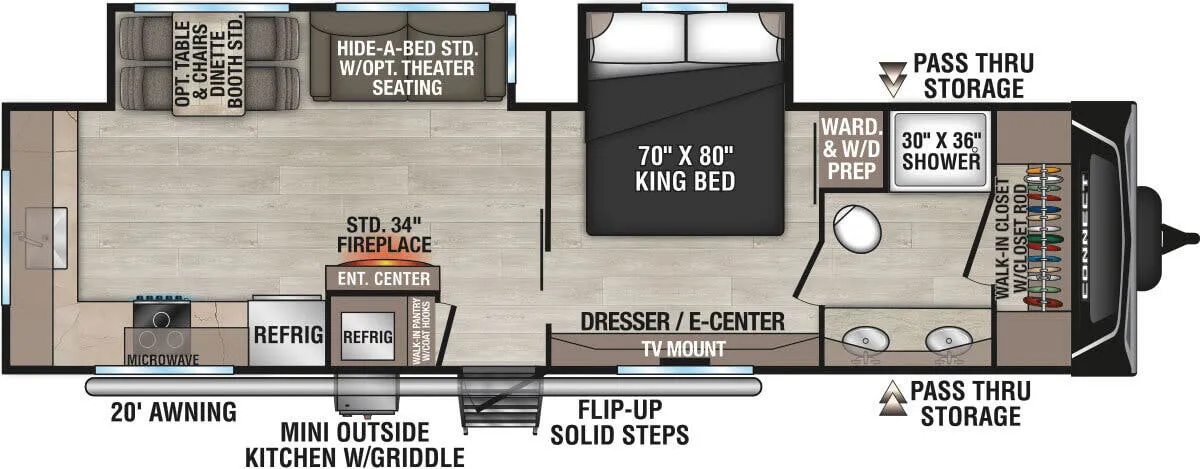 K-Z Connect C302FBK floor plan