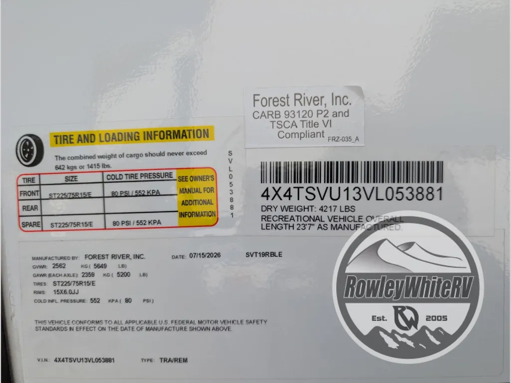 2027 Forest River Surveyor Legend 19RBLE, Photos photo 10