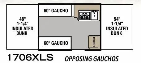 Forest River Viking LS 1706XLS floor plan