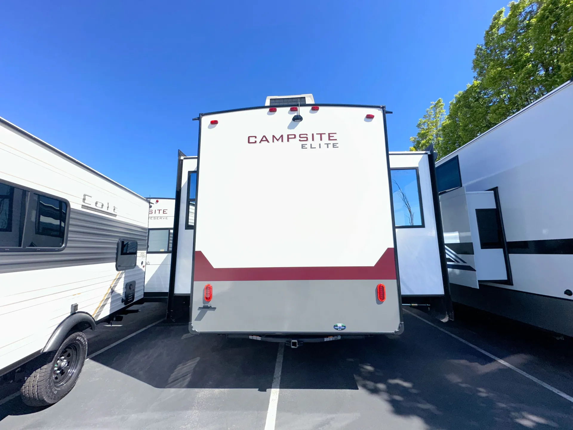2026 Forest River Campsite Elite 36AK — backside