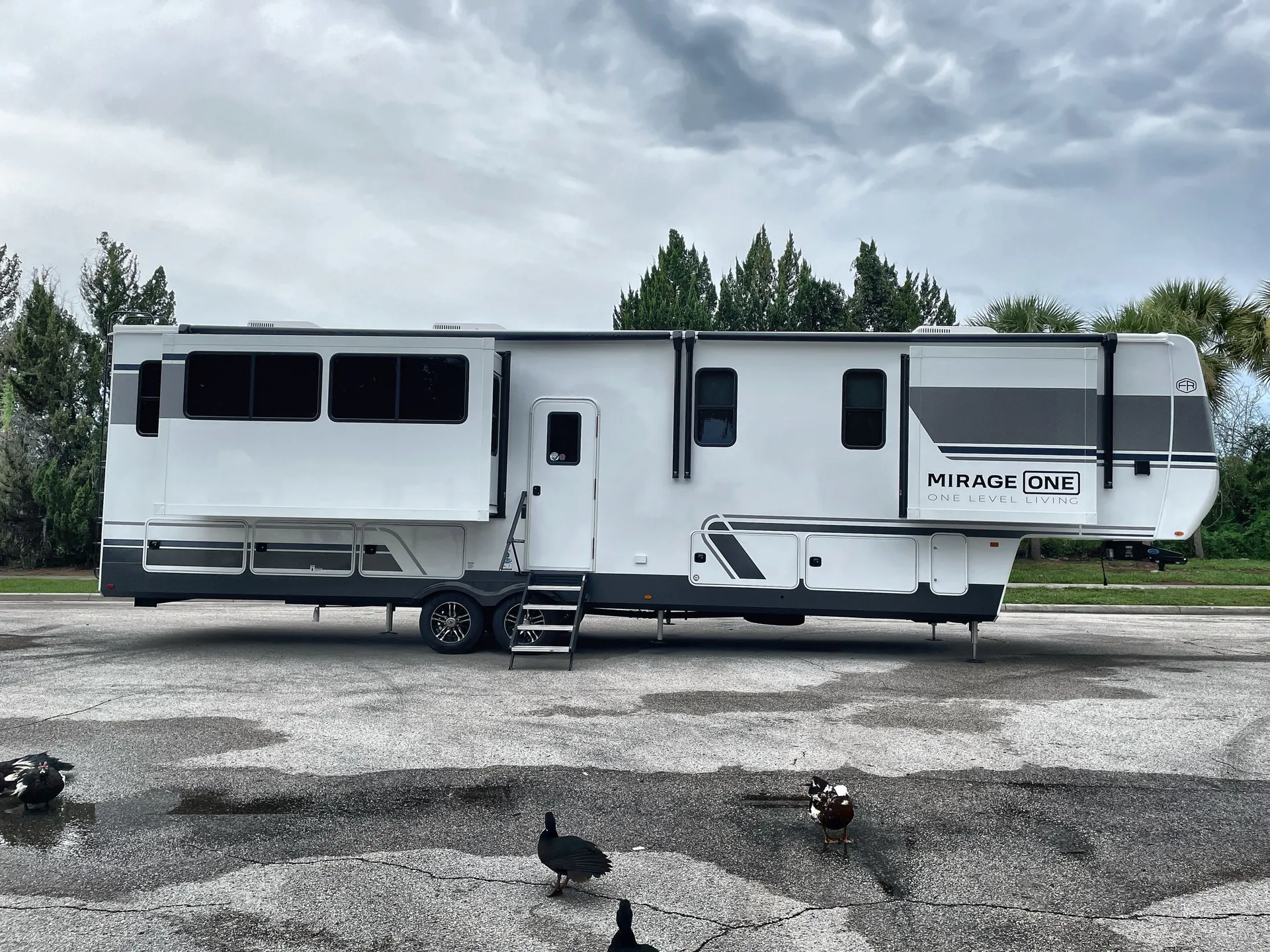 2027 Forest River Puma Grand Mesa 393RL — campside