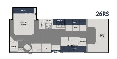 Coachmen Freelander Value Leader 26RS floor plan
