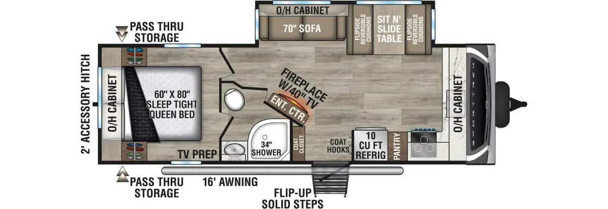 2026 Venture RV SportTrek ST251VFK - Floor plan