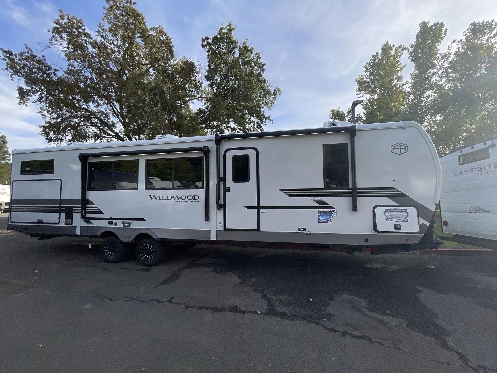 2027 Forest River Wildwood Heritage Glen 310BHI — campside
