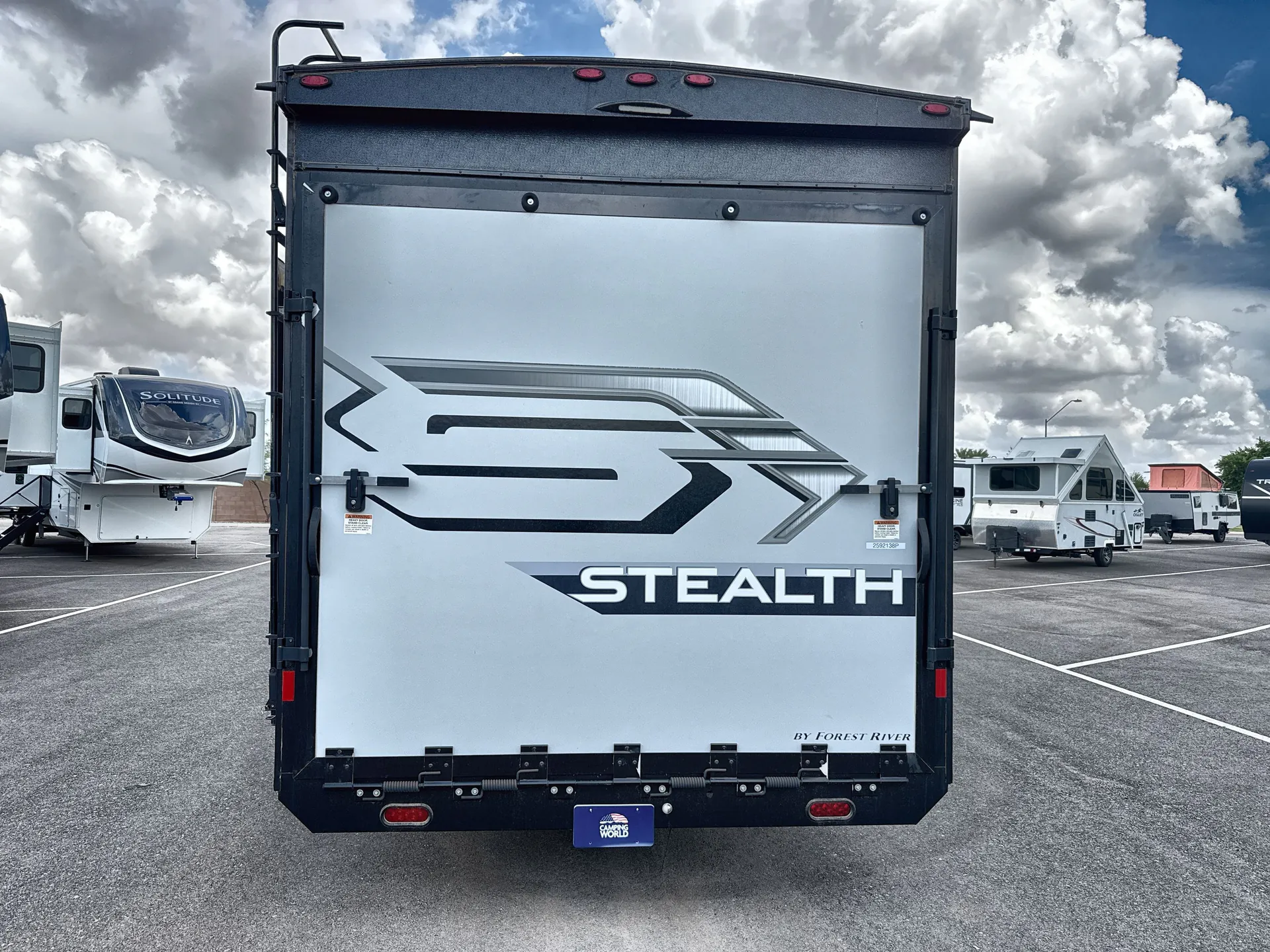2022 Forest River Stealth FQ2715G — backside