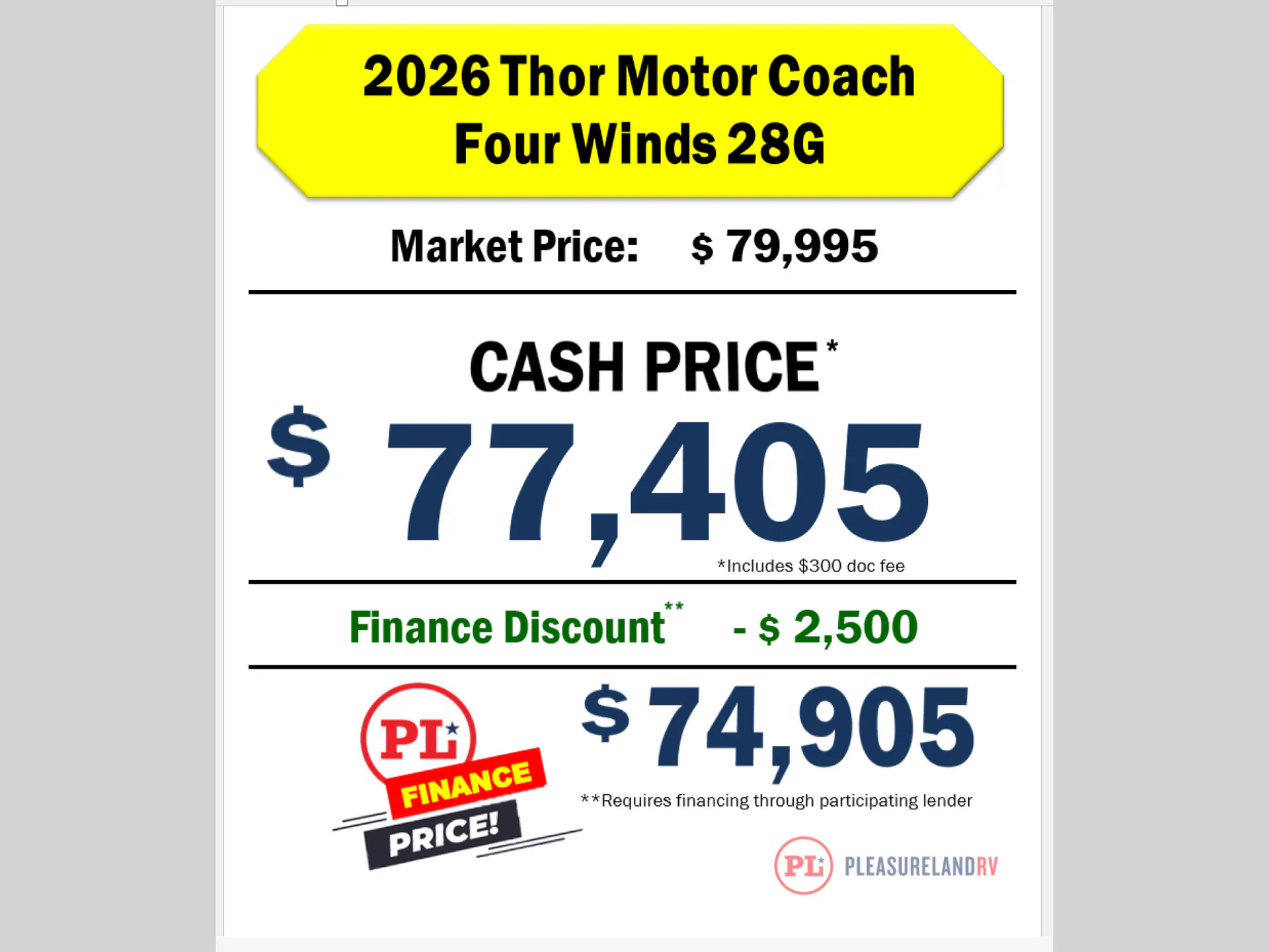 2026 Thor Motor Coach Four Winds 28G - Photo 2