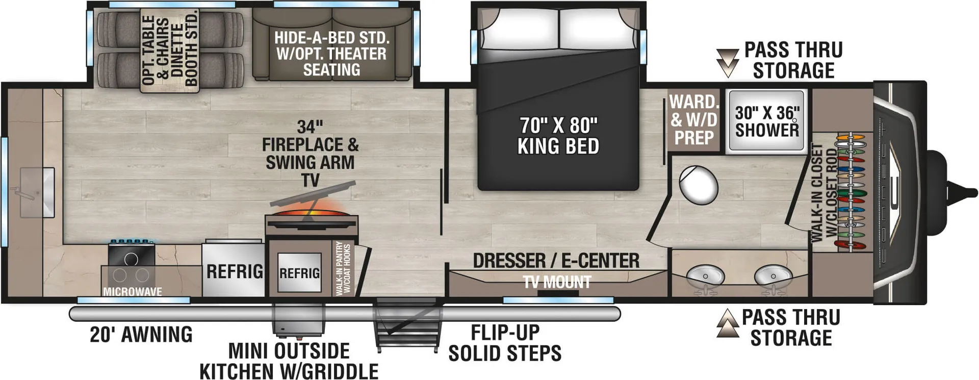 2027 KZ CONNECT 302FBK 302FBK - Floor plan