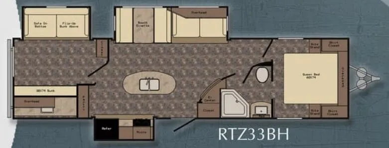 CrossRoads Rezerve RTZ33BH floor plan
