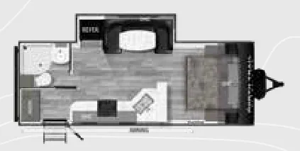 Heartland North Trail 22RBS floor plan