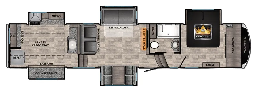 CrossRoads Volante 3880MK floor plan