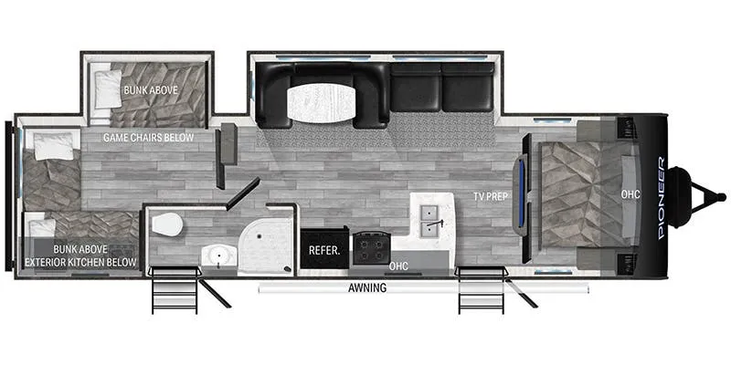 Heartland Pioneer PI DS 320 floor plan