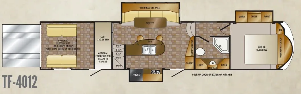 CrossRoads Elevation 4012 floor plan
