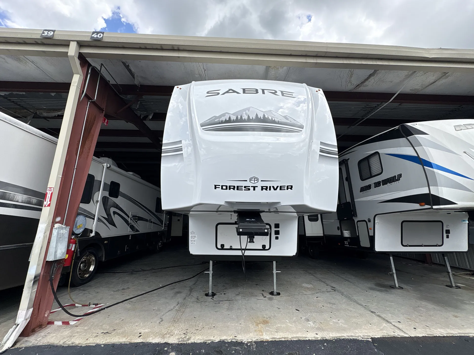 2027 Forest River Sabre 36FLX — campside