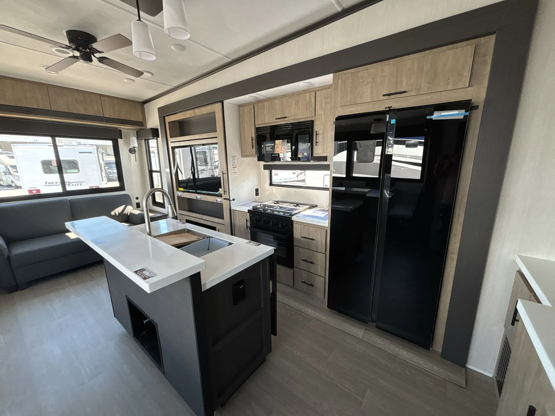 2026 Forest River Campsite Elite 32BAM — fridge