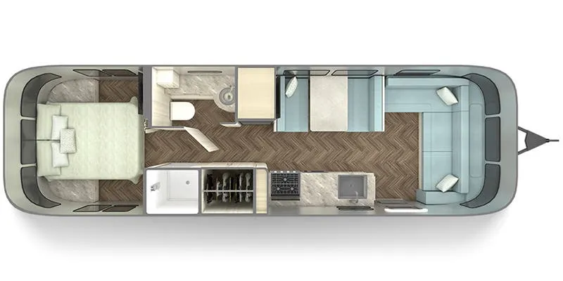 2025 Airstream International 30RB - Floor plan