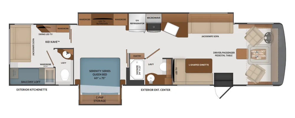 Fleetwood Fortis 36Y floor plan