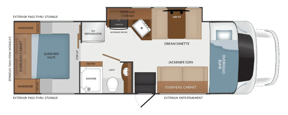 Fleetwood Altitude 29F floor plan