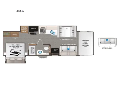 2025 Thor Motor Coach Inception 34XG - Photo 3