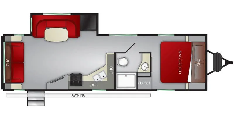 Cruiser RV Embrace EL285 floor plan