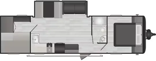 Keystone Hideout Sport 291BRWE floor plan
