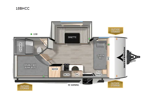 2026 Forest River Westbrook 18BHCC, Photos photo 2