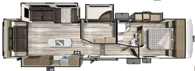 Starcraft Telluride 338MBH floor plan