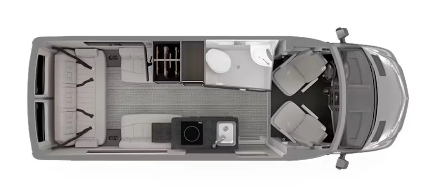 2025 Airstream Interstate 24GL floor plan