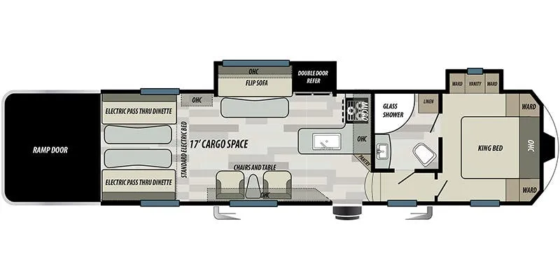 2020 Forest River Sandstorm 326GSLR - Floor plan