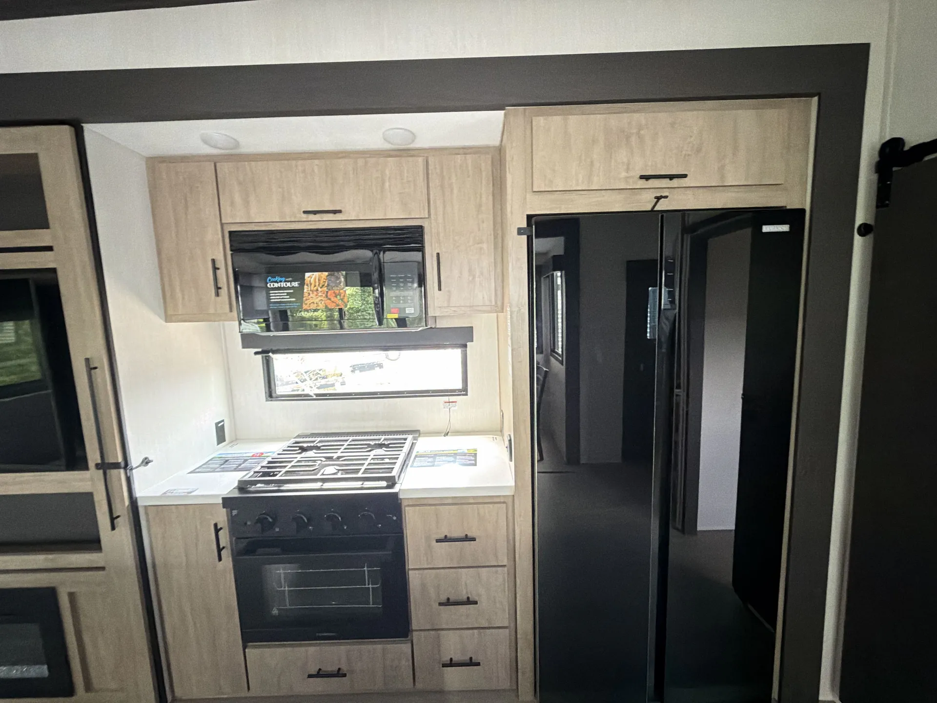 2027 Forest River Campsite Elite 36RF — fridge open