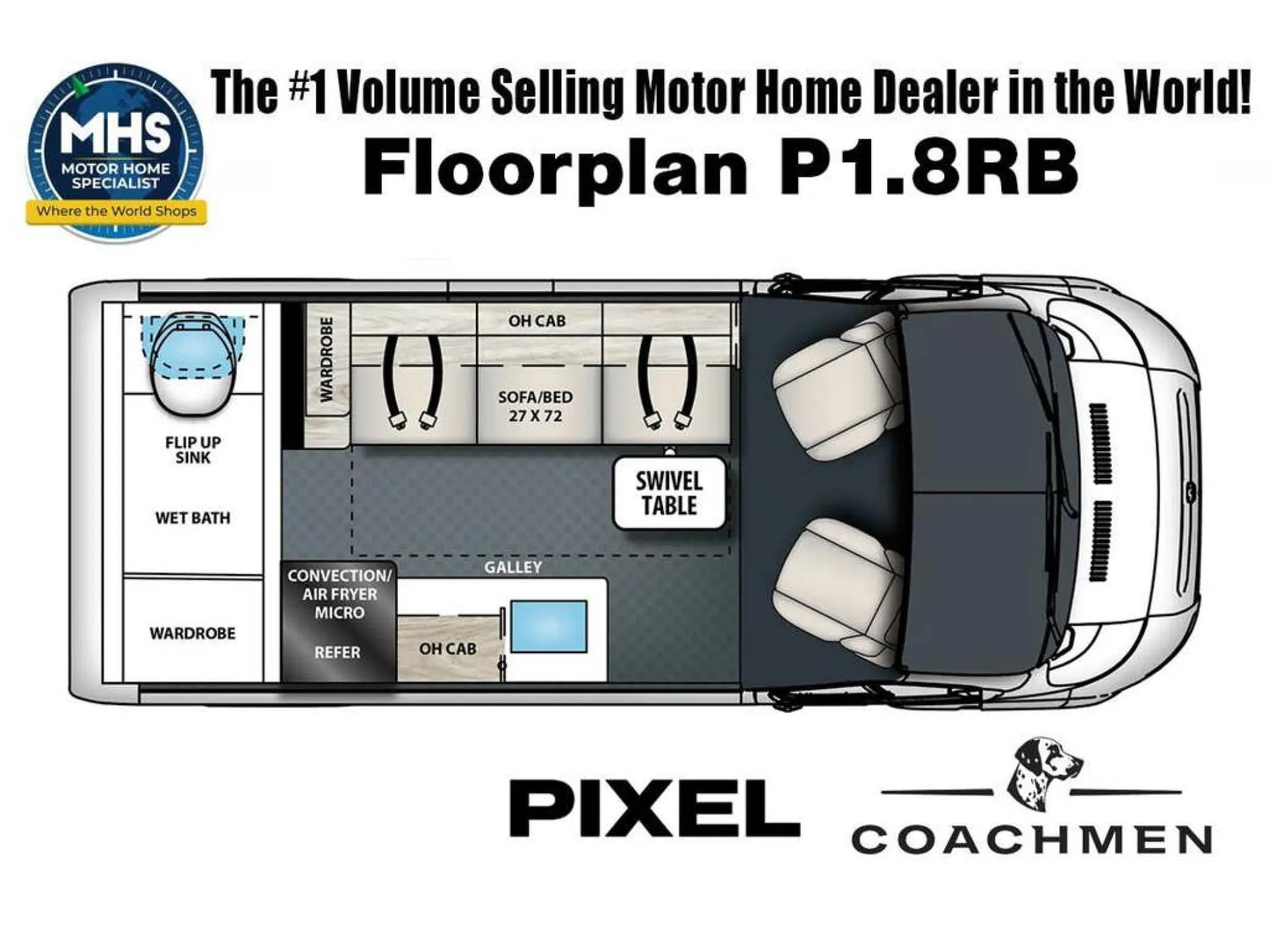 2027 Coachmen Pixel P18RB - Photo 3