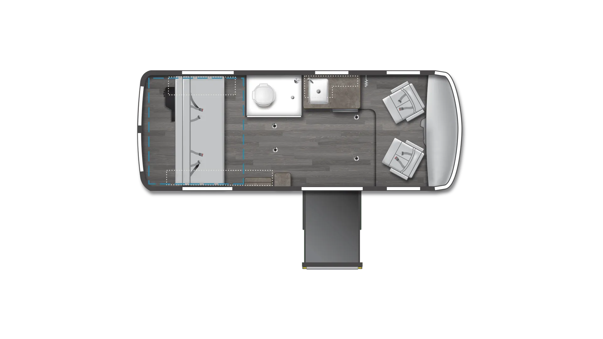 Winnebago Roam U59RZ floor plan