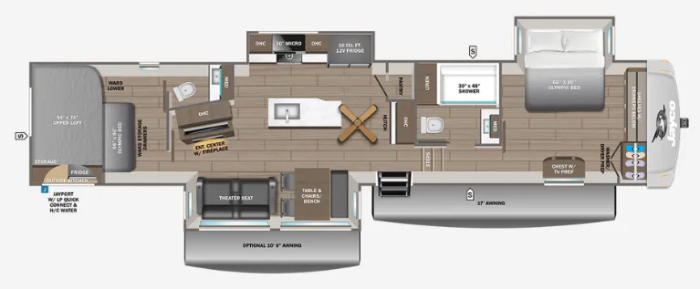 Jayco Eagle 360DBOK floor plan