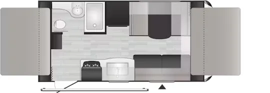 Keystone Bullet Crossfire 1650EX floor plan