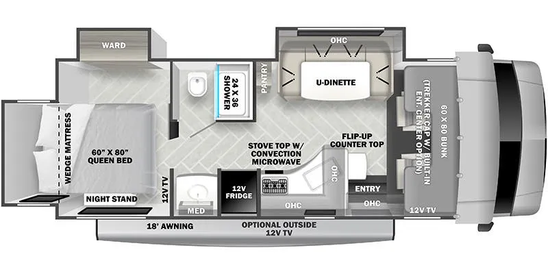 Forest River Forester 2501TS floor plan