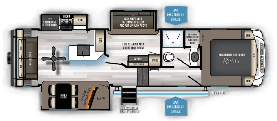 Forest River Cherokee Arctic Wolf 298LB floor plan