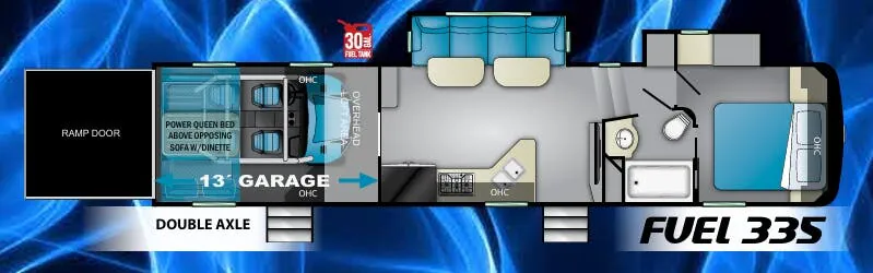 Heartland Fuel 335 floor plan