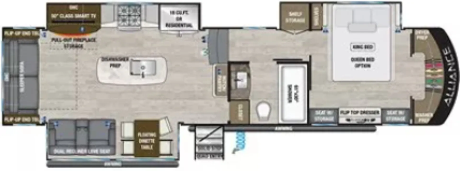 2021 Alliance RV Paradigm 340RL - Photo 3