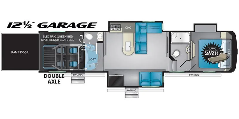 Heartland Cyclone CY 3600 floor plan