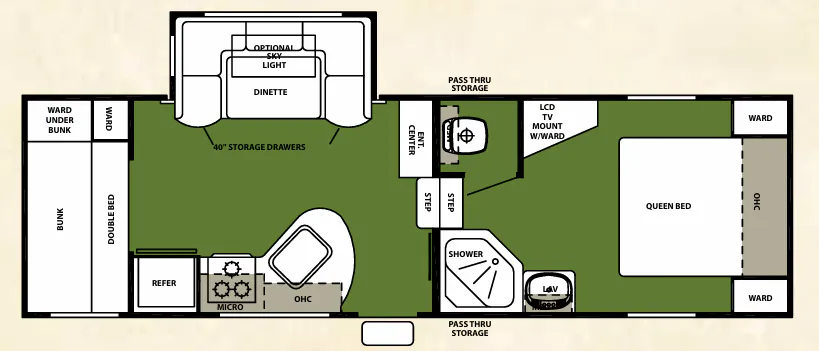 Forest River Cherokee 245B floor plan