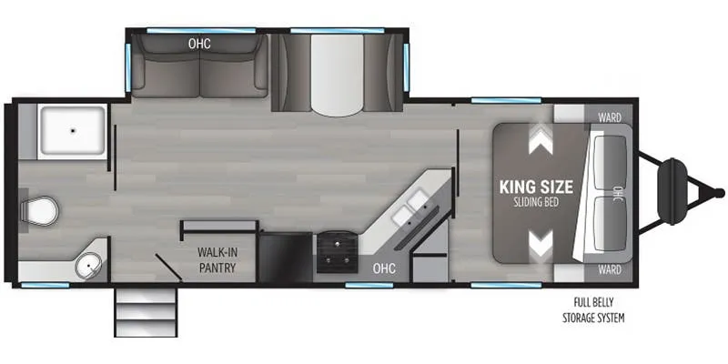 2022 Cruiser RV Embrace EL250 floor plan