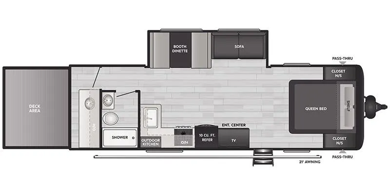 2025 Keystone Springdale 266DECK floor plan