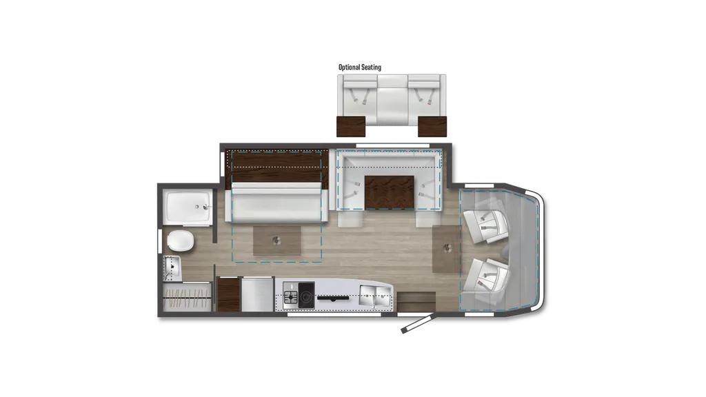 2024 Winnebago View 24D floor plan